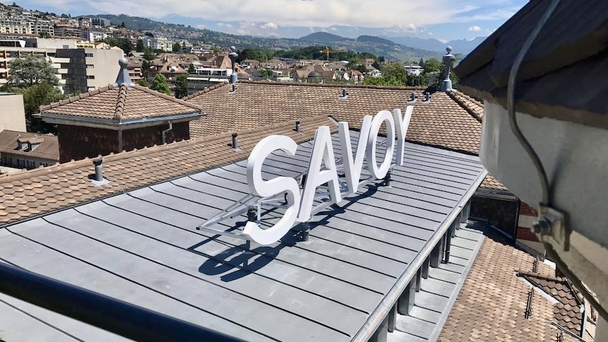 Hotel Royal Savoy Lausanne Sign