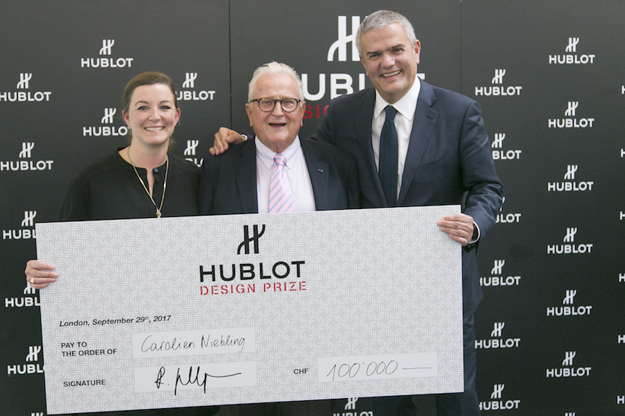Hublot Design Prize 2017 Niebling Cheque
