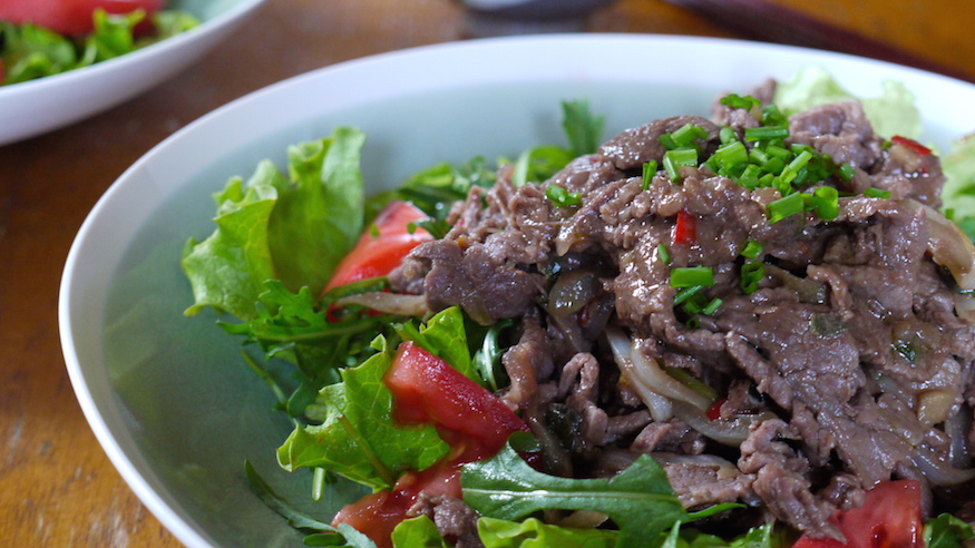 Japanese Cooking Sweet and Sour Beef Stir Fry