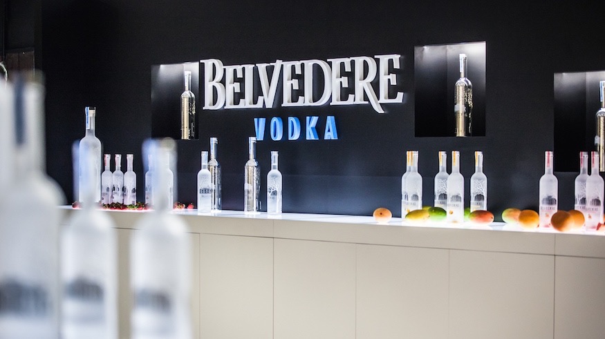 Poland Belvedere Vodka Press Trip Influencer Display