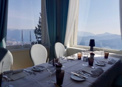 Ticino Hotels Kurhaus Cademario Restaurant View