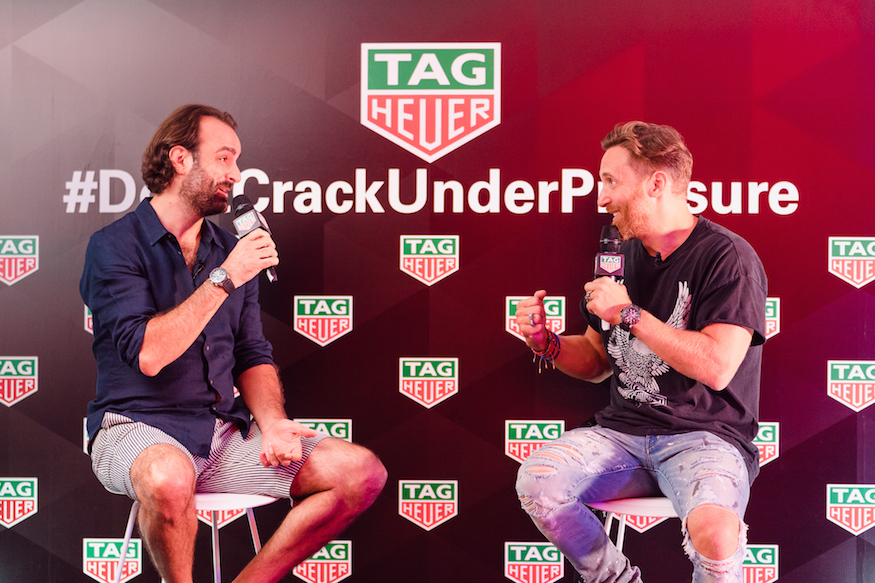 Tag Heuer David Guetta Ibiza Ushuïa Don't Crack Under Pressure