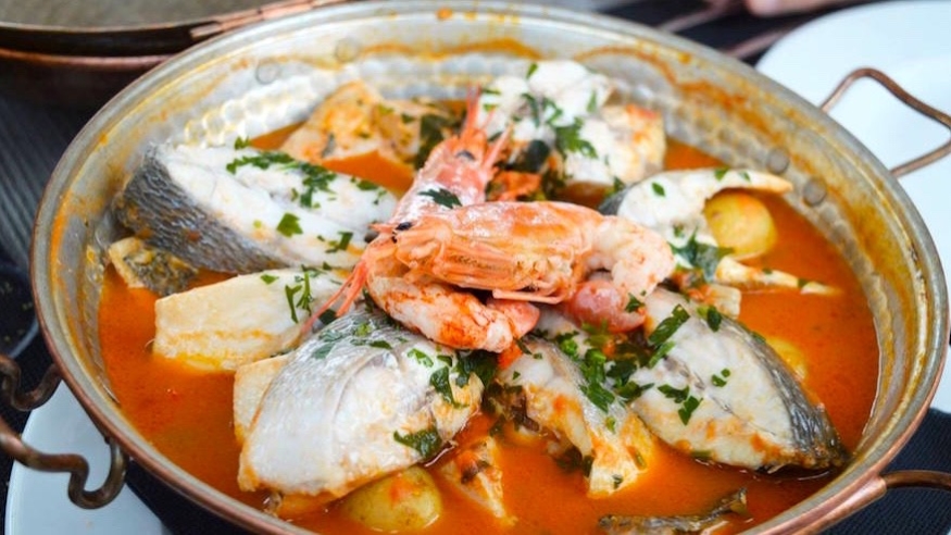 Cataplana (seafood & fish stew).