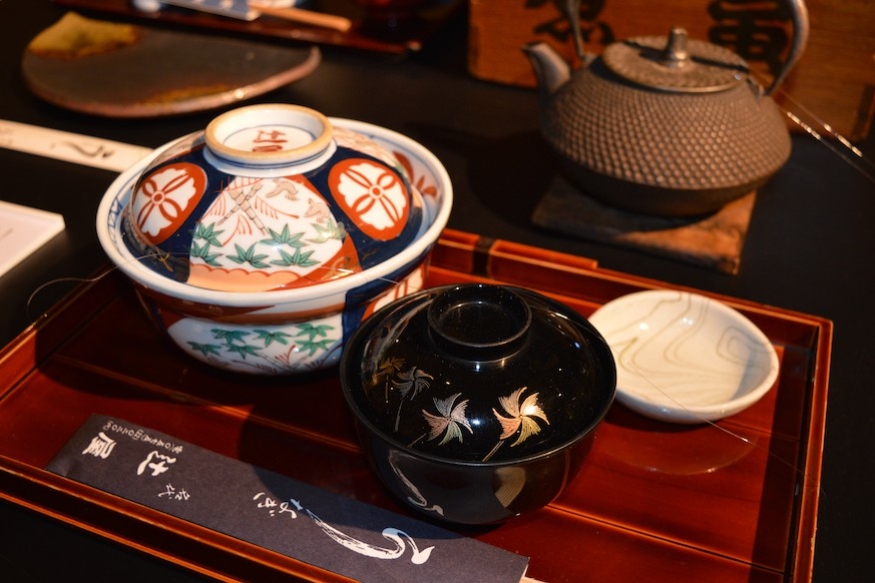 Traditional Japanese tea ware.
