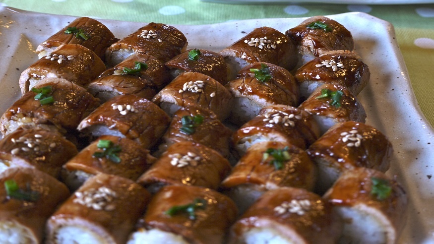 Pork Rolled Rice Quick Japanese Family Meal