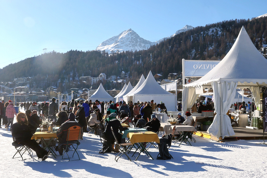White Turf St. Moritz Event Village Fotocredit swissimage Andy Mettler