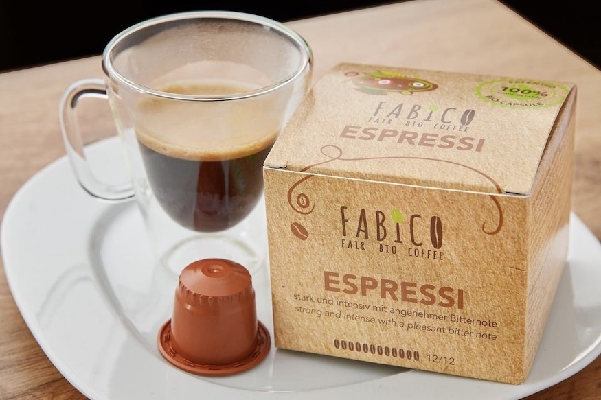 Fabico Coffee Sustainable Decompostable Capsules Espressi