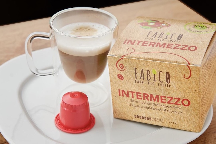 Fabico Coffee Sustainable Decompostable Capsules Intermezzo