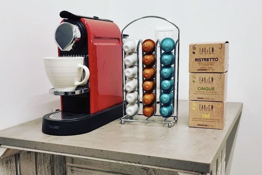 Fabico Coffee Sustainable Decompostable Capsules Nespresso Machine Compatible