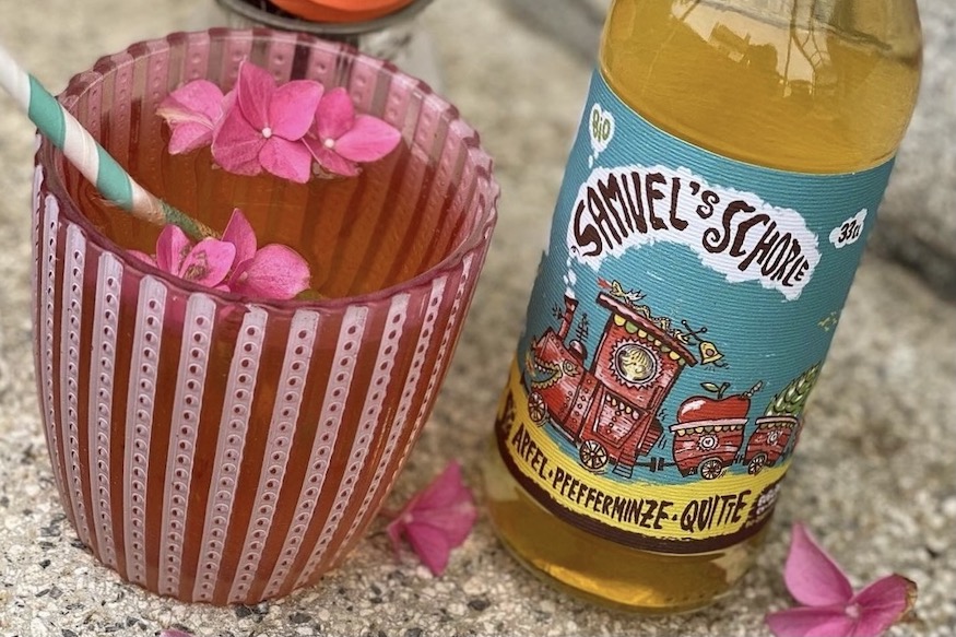 Samuel’s Schorle Apfel Pfefferminz Sparkling Fruit Juice Appel Peppermint