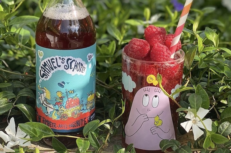 Samuel’s Schorle Himbeer Apfel Sparkling Fruit Juice Raspberry Appel