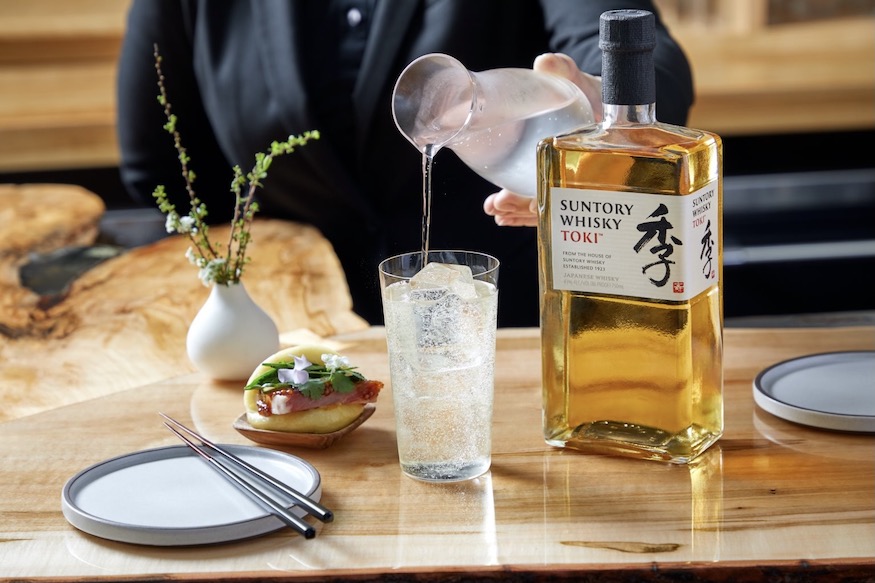 Toki Japanese Whisky Beam Suntory Kumiko Dish