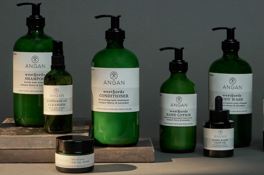 Angan Natural Skincare Iceland Product Range