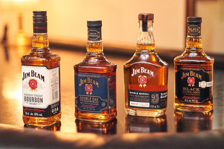 Jim Beam Bourbon Whiskey Range Photography by Angelo Kreuzberger