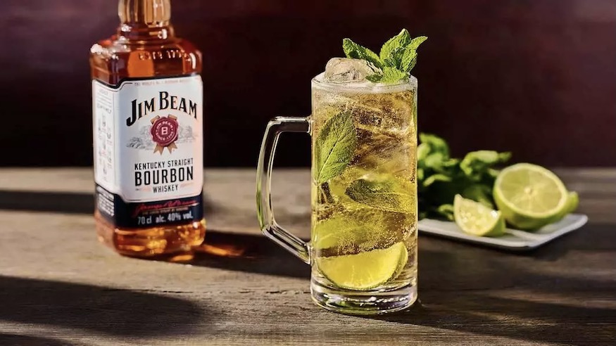 Jim-Beam Limette Minze Highball Kentucky Bourbon