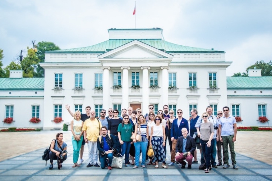 Poland Belvedere Vodka Press Trip Influencer Warsaw Group Journalists