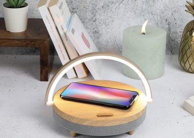 Livoo 3-in-1 LED Lamp Charger Speaker Home