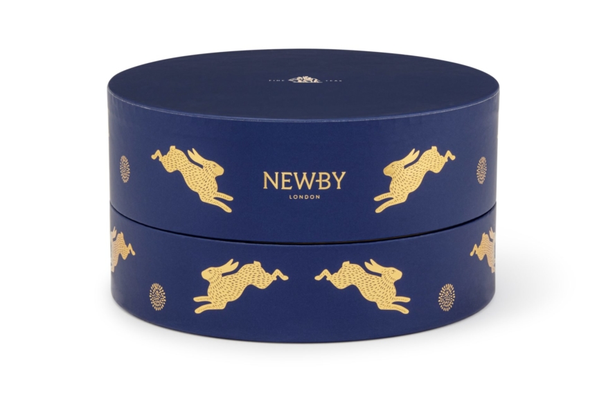 Newby Teas Chinese New Year 2023 Golden Rabbit Assortment Box Closed