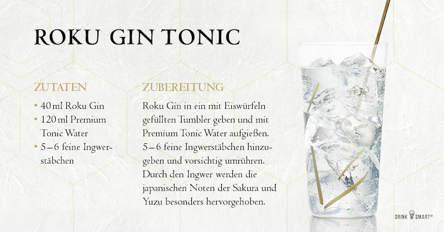 Roku Gin Recipe Roku Gin Tonic