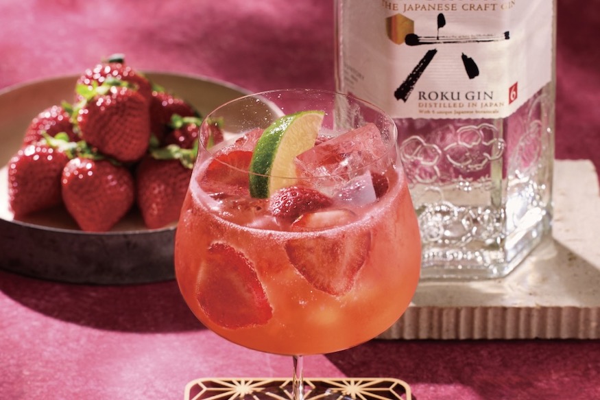 Roku Gin Tonic Strawberry Erdbeer Fraise