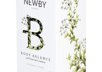 Newby Teas Easter Wellness Collection Body Balance Angle