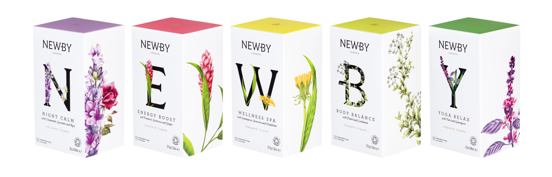 Newby Teas Wellness Collection Angle