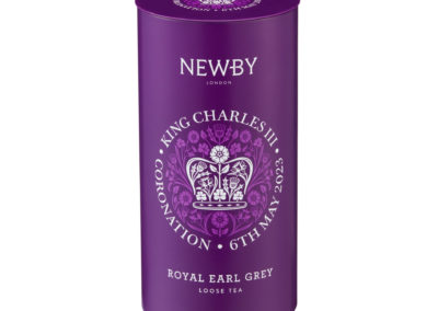 Newby Teas Union Jack Crown Assortment Coronation King Charles Royal Earl Grey Tea Back Front