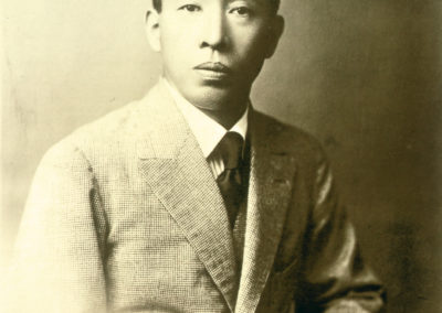 Japans erster Master Blender und der Vater des japanischen Whiskys Suntory-Gründer Shinjiro Torii (1879-1962)