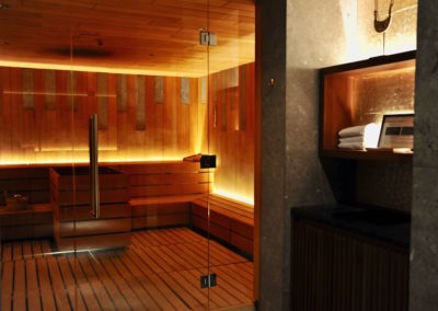 Andermatt Chedi Andermatt Spa Sauna Room