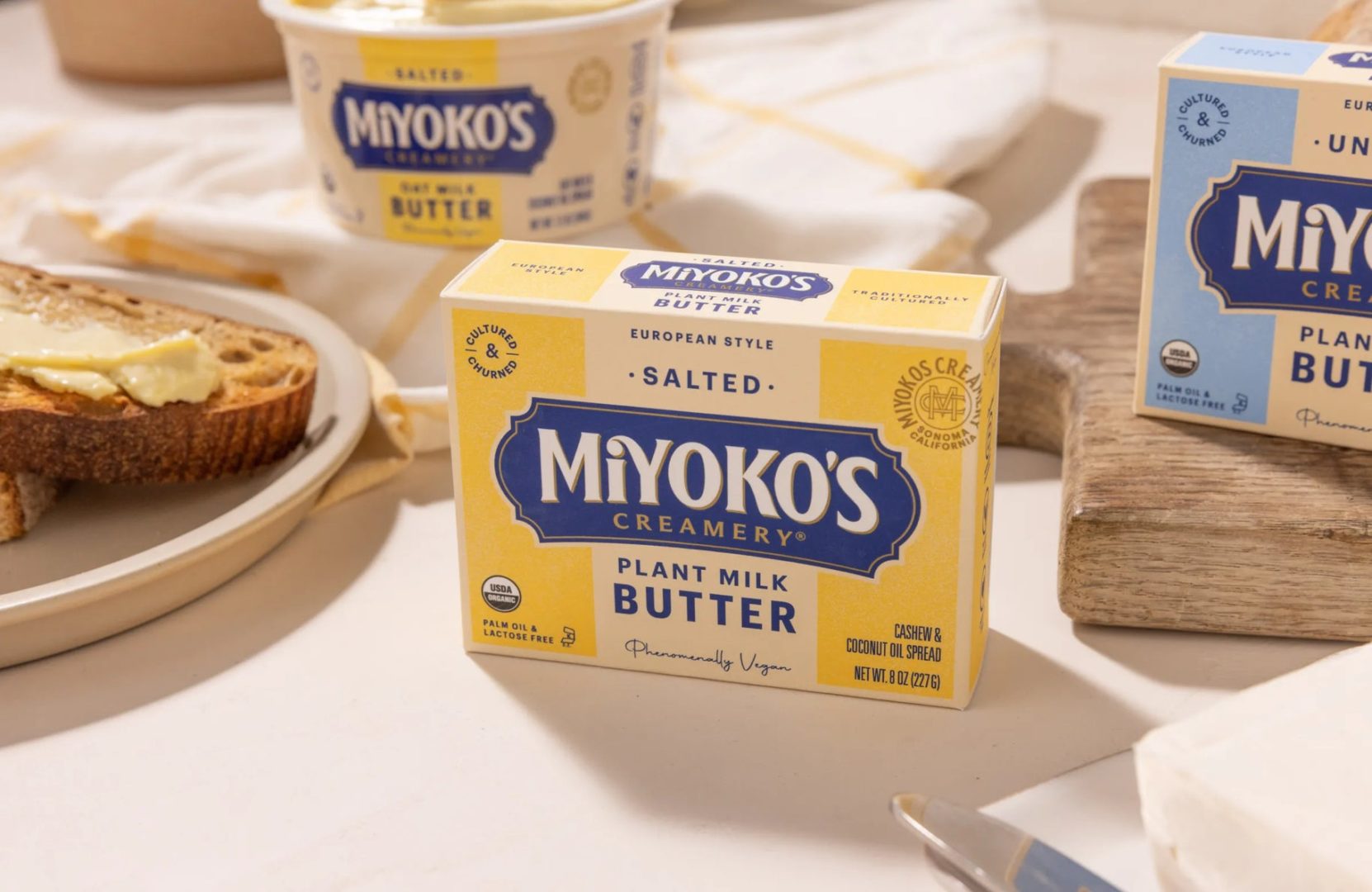 Vegan Food Brands Miyoko's Creamery Plant Milk Butter