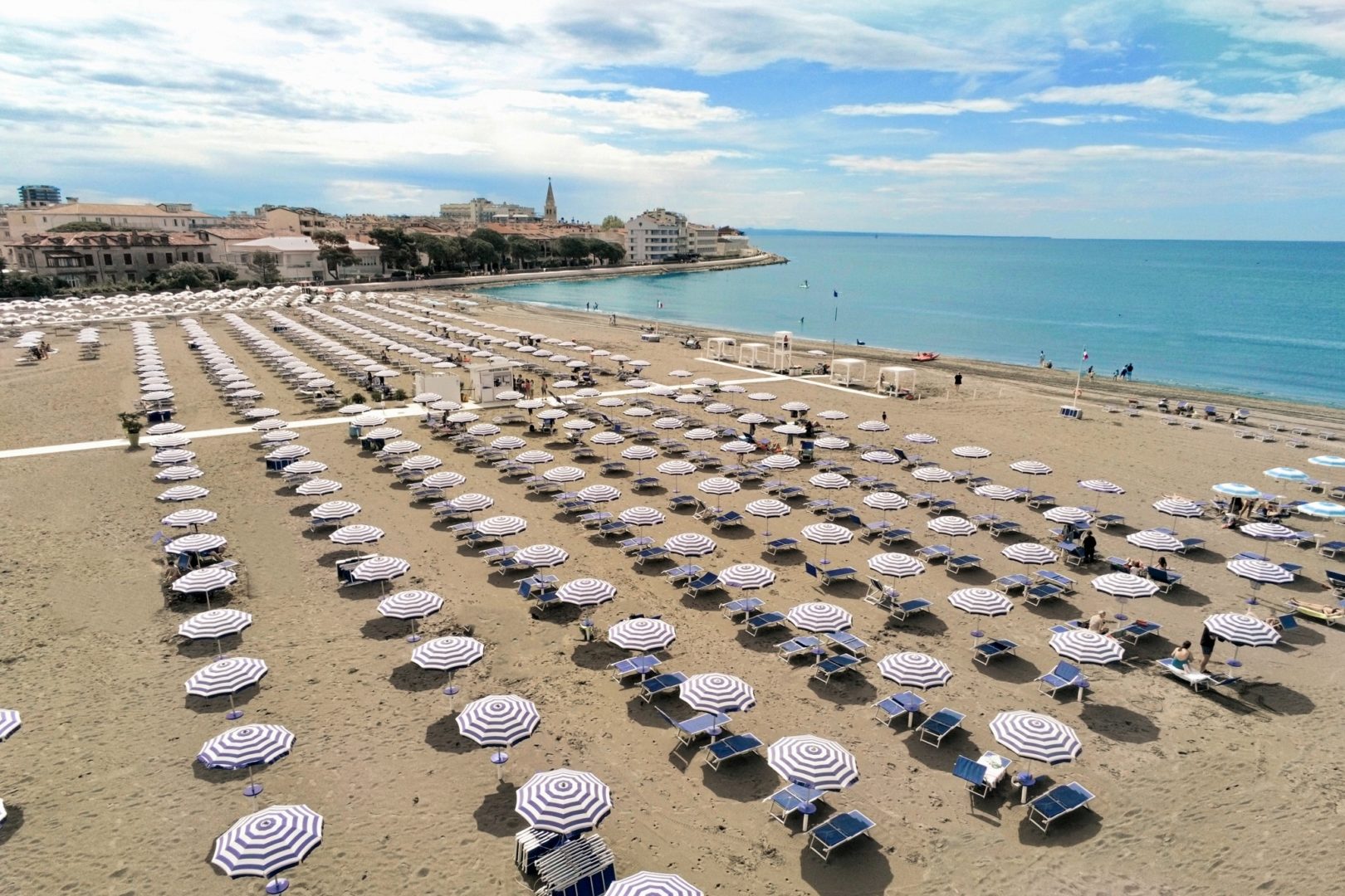 Grado Italy Beach Deck Chairs