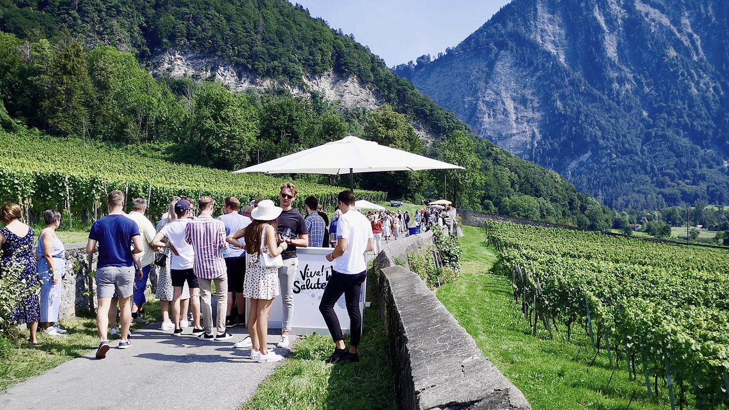 Malans Vineyards Swiss Wine Weineberge Schweiz Weinpromenade