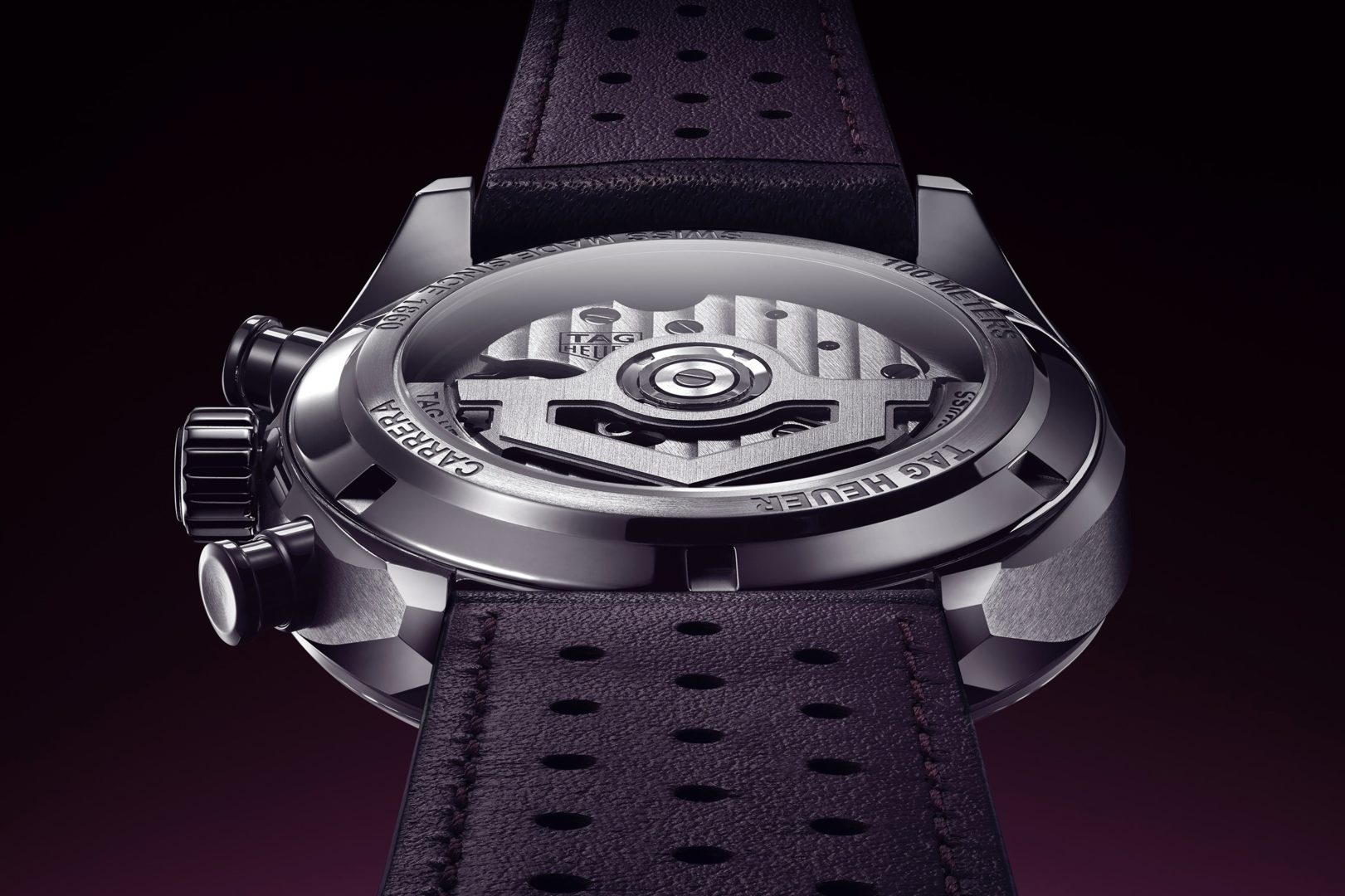 Tag Heuer Carrera Purple Profil Caseback