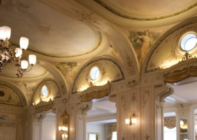 Grand Hotel Kronenhof Pontresina Engadin Switzerland Ceiling