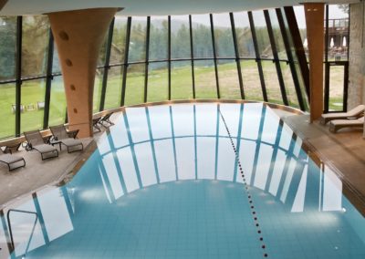 Grand Hotel Kronenhof Pontresina Engadin Switzerland Pool View