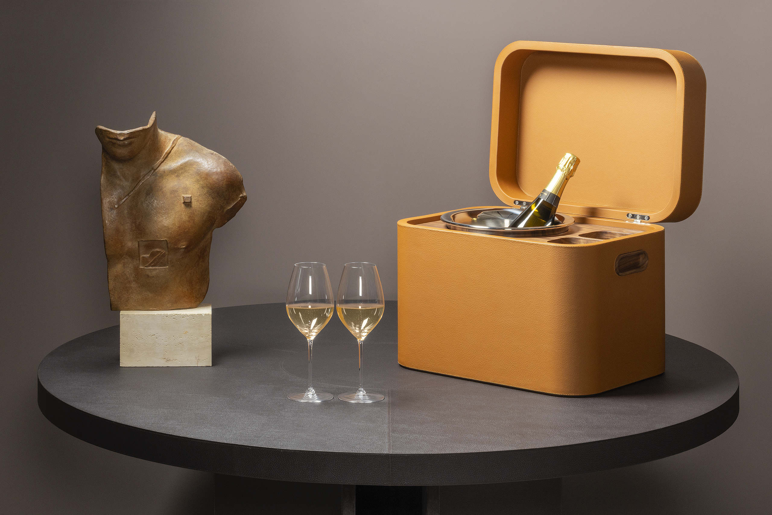 Giobagnara x Poltrona Frau Champagne Trunk