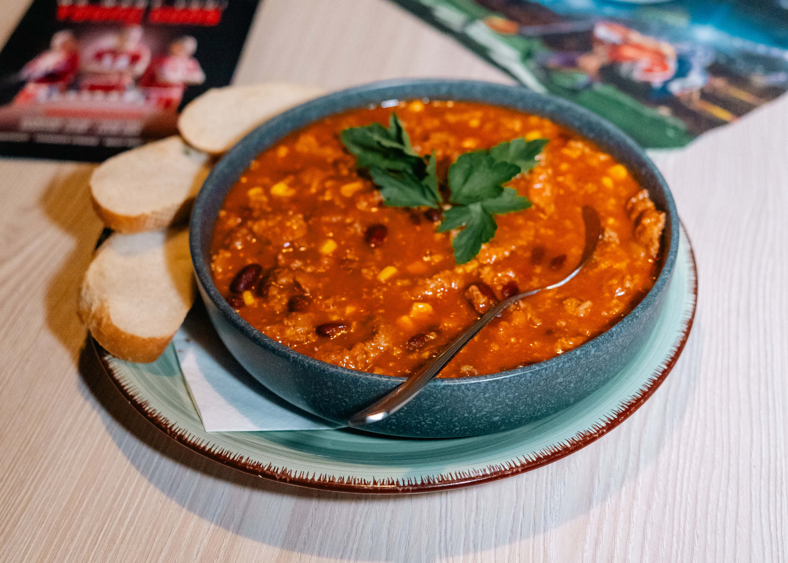 Suhl Gunslingers Toschis Super Bowl Watch Party Chili Con Carne @Ben Zehner