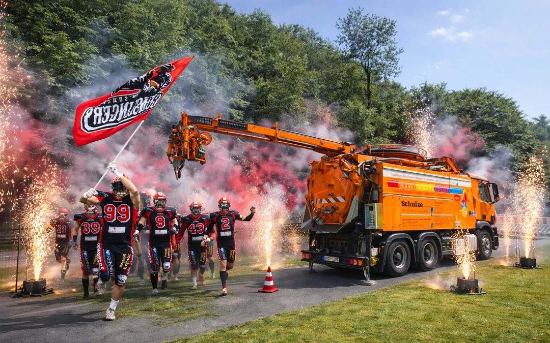 PRESSEMITTEILUNG: Suhl Gunslingers gewinnen Schulze Rohr- und Kanalreinigung GmbH als starken Partner